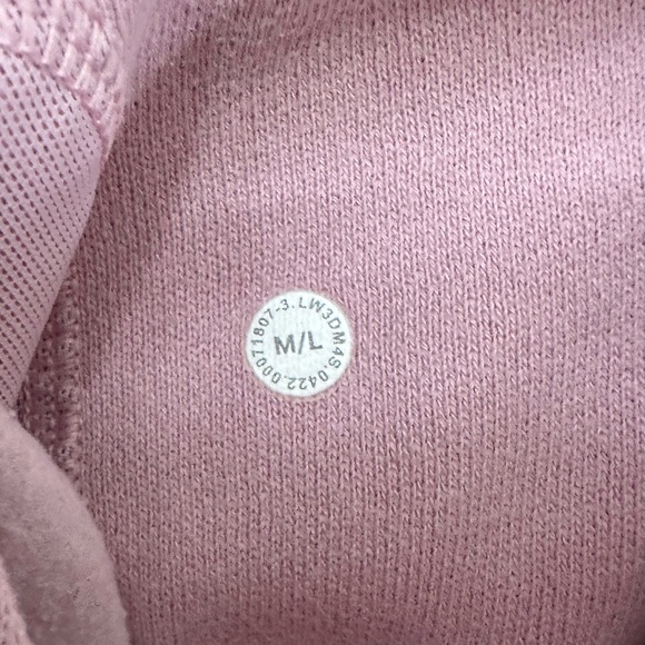 Lululemon Dusty Rose Pink Purple Scuba 1/2 Cup Hoodie Sweatshirt M/L - Picture 12 of 16